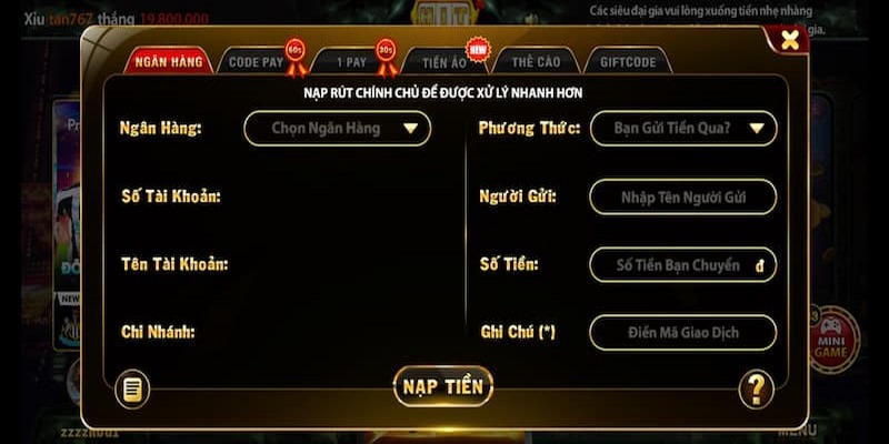 Chúng tôi hỗ trợ 200% giá trị nạp tiền lần đầu